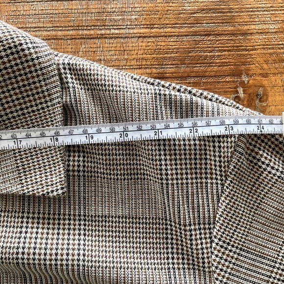 Nwot Guilty Brow Black Herringbone Button Up Shacket Women's XL - Picture 6 of 13